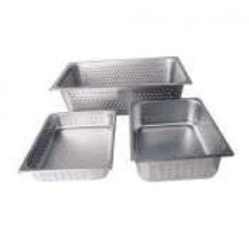 Winco SPHP2 Steam Table Pan  Half Size  2-1/2&#034; Deep  Perforated  S/S