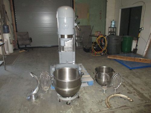 Hobart m-802 80qt mixer with 80qt attachments and 40qt reducer kit commercial for sale