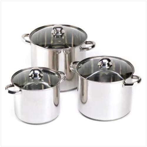 Stainless Steel Stock Pot Set Home Locomotion