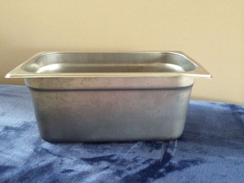 Carlisle third size anti-jam steam pan, 6&#034; deep, 24-ga. stainless (bundle of 7) for sale