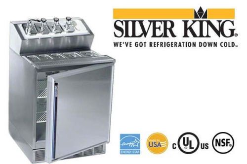 SILVER KING COMMERCIAL FOUNTAINETTE SYRUPREACH-IN REFRIGERATOR MODEL SKF2A/C1