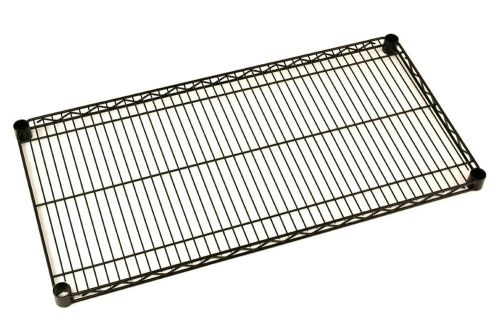 4 black metro super erecta steel wire shelf 800 lb cap, 1&#034; h x 36&#034; w x 18&#034; d for sale