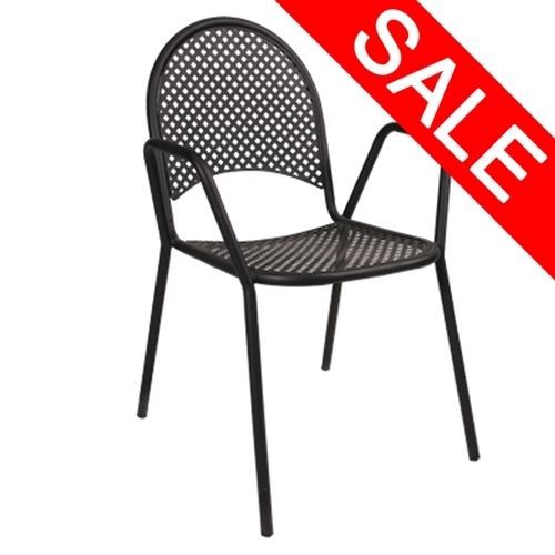 Outdoor metal chair (bnr-tx-black) for sale