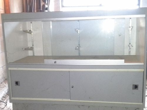White display case cabinet