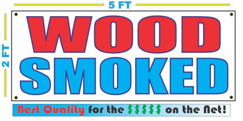 WOOD SMOKED BANNER Sign NEW Larger Size Best Quality for the $$$