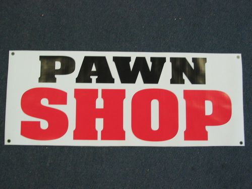 PAWN SHOP BANNER Sign High Quality NEW Large Buy Gold loan coins Silver Tools