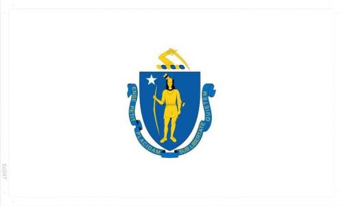 Bc047 flag of massachusetts (wall banner only) for sale