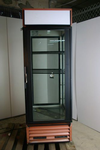 True g4sm-234 copper four side glass door commercial rerirdgerator for sale