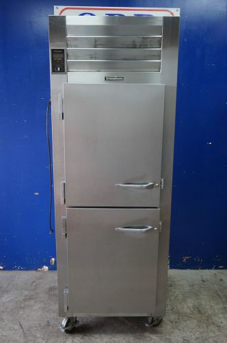 Traulsen  stainless steel solid 4 half doors pass-thru refrigerator for sale