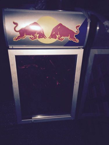 Red Bull Refrigerator Table Top Counter Display Cooler Merchandiser Model VV3