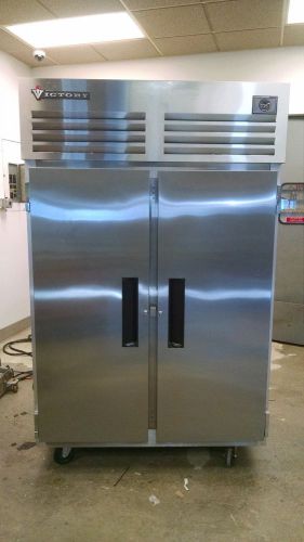 Victory FAA-2D-S9 2 Door Stainless Steel Reach In Commercial Freezer - Tested!
