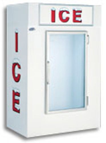 NEW LEER INDOOR L40, AUTO DEFROST GLASS DOOR, ICE MERCHANDISER - 40 CU FT