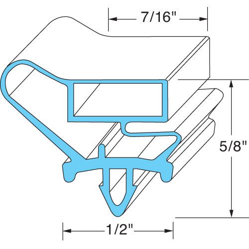 BEVERAGE AIR DOOR GASKET 712-013C-05