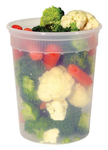 32oz. deli containers w/ lids newspring yl2532 120 ct microwavable food storage for sale
