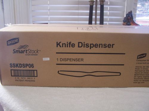 DIXIE SMART STOCK PLASTIC KNIFE DISPENSER NEW IN BOX