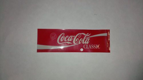 Coke vending machine labels (5 labels) FREE SHIPPING