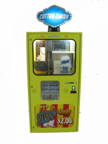 Intermatic Cotton Candy Vending Machine Used 2009 Industrial Size