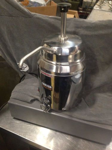 Server FSP 82060 Hot Toppings Condiments Warmer Dispenser Fudge Caramel Nachos