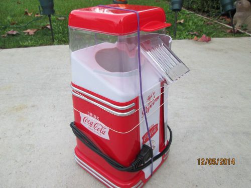 Coca Cola Coke Mini Fresh Hot Air Counter Top Popcorn Maker   LOOK !