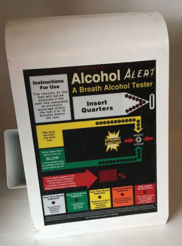 Alcoalert alco alert breathalyzer vending machine for sale