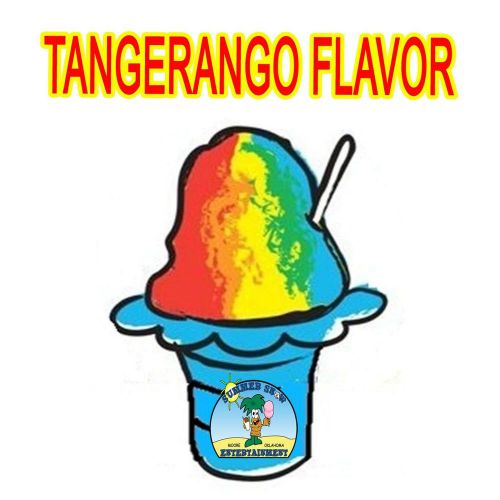 TANGERANGO SYRUP MIX SNOW CONE/ SHAVED ICE Flavor GALLON CONCENTRATE #1