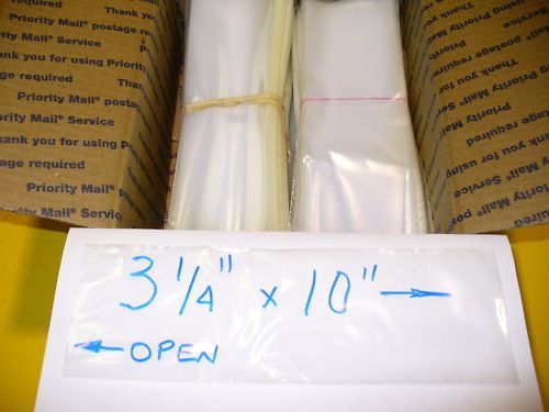 1000 SHIPPING PACKAGING PARTS BAGS CLEAR PLASTIC NO/RES