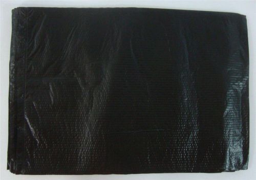 1000 qty. 6 1/4&#034; x 9 1/4&#034; black high-density plastic merchandise bag extra small for sale