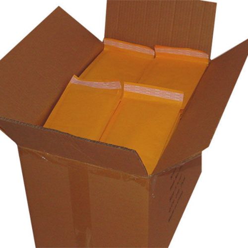 250 #00 Kraft Padded Bubble Mailers 5x10&#034; Shipping Mailing Envelopes 5 x 10
