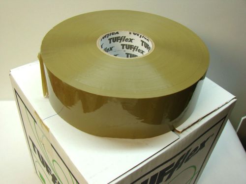 &#034;Tufflex&#034; Hot Melt Carton Sealing Tape (2.83&#034; x 999.5yrds\72mm x 914mm) 4 Rolls