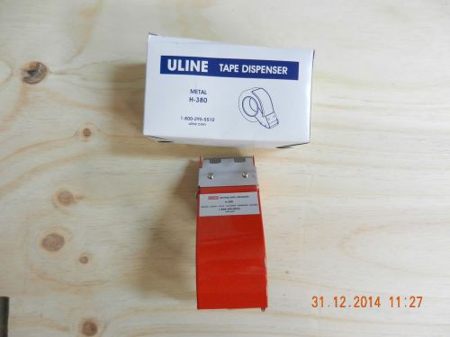 NEW ULINE H-380 2&#034; Wide Metal cutter tape Dispenser UNIQUE VERY SHARP MUST HAVE