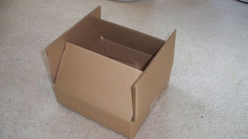 (12) new 8.5 x 8.5 x 2.5 inch corrugated packing/shipping boxes for sale