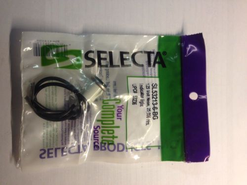 Selecta SL53213-6-BG 125 Volt Indicator Light Green