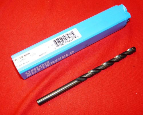 Union butterfield 4710104 11/32&#034; hss taper length drill bit  6.5&#034; oal usa made for sale
