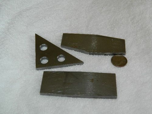 Machinist lot angle blocks set of 3 tool steel USA Made 1/4 by 4