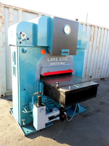 Lake erie 1000 ton hydraulic matrix moulding press 26&#034; platten 4&#034; stroke(oc526) for sale