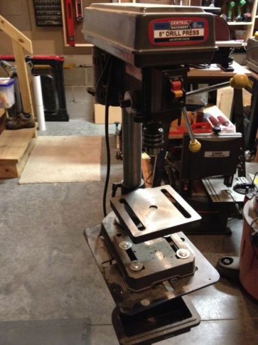 8&#034; drill press with craftsman bench grinders stand/drill press stand *excellent* for sale