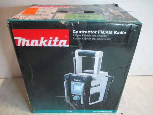 Makita contractor fm/am radio bmr100w silver/black for sale