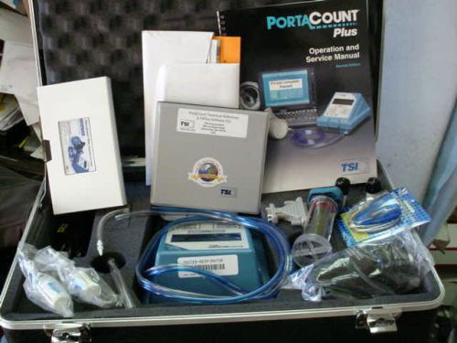 TSI Portacount Plus 8020A Respirator Fit Tester 2007 with a lot of Accessories