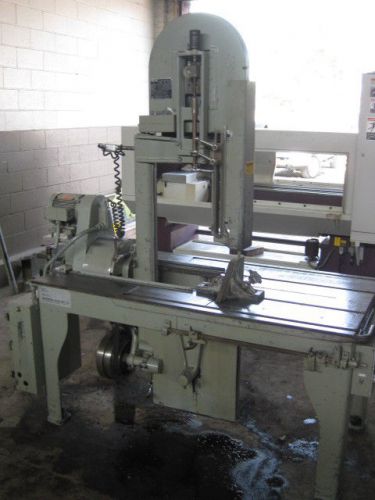 Marvel mark 8 vertical bandsaw with +/-45 degree manual mitering power feed for sale