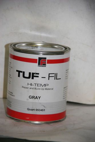 Freeman Tuf-Fil Hi-Temp Polyester Repair Paste w/o Hardener (Gray 053451) 1 Qt