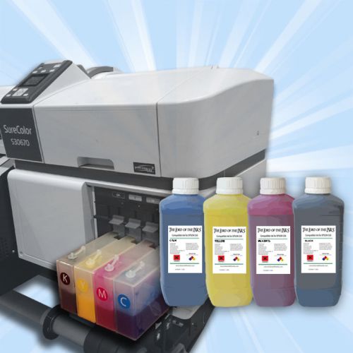 Epson Surecolor S30670 BULK INK SYSTEM and SET OF INKS - CYMK