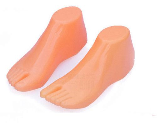 NEW Vivid 1 Pair Female Feet Mannequin For Foot Thong Sandal Sock Shoes Display