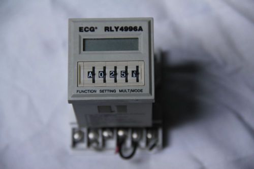 PHILIPS ECG RLY4996A PROGRAMMABLE MULTIFUNCTION DELAY RELAY 0.1S-10H TIMER