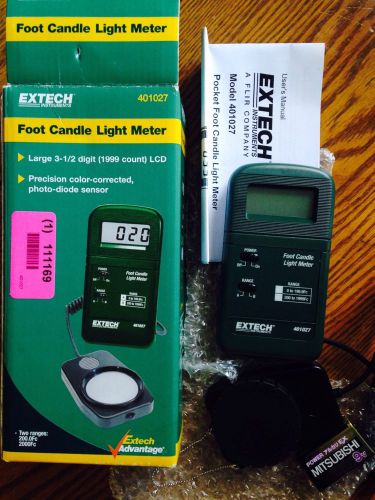 Extech Foot Candle light meter 401027