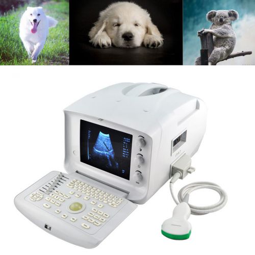 Veterinary ultrasound scanner machine micr + convex probe + 3d for sale