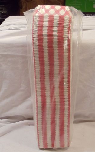 Sleeve new fonda #25 paper food trays red plaid snack tray cups bowls 250 count for sale