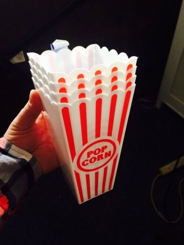 4 Individual Popcorn Cups