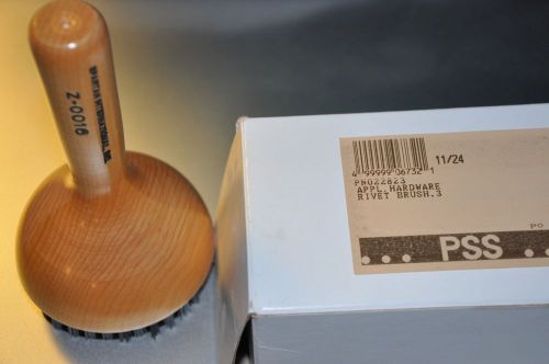 High quality 3&#034; rivet brush wooden handle vinyl pn022823, spartan int&#039;l z-0016 for sale