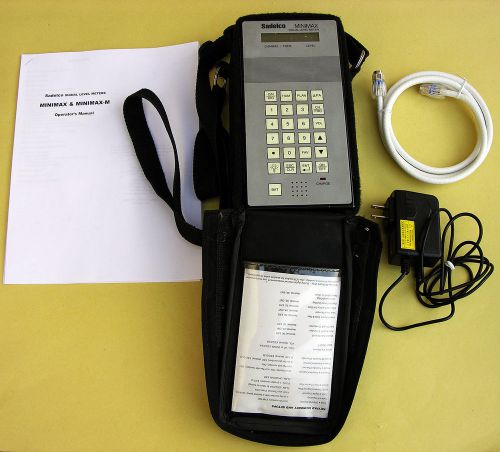 Sadelco minimax 800 signal level catv meter in used condition (mini max) for sale