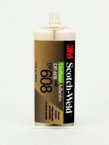 3M Scotch-Weld Urethane Adhesive DP608 Black, 50 mL Duo-Pak (Pack of 1)